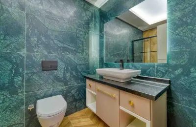 Sovereign 5+1 Triplex Eco-Luxury Mansion in Alanya Tepe with Panoramic Sea & Castle Views