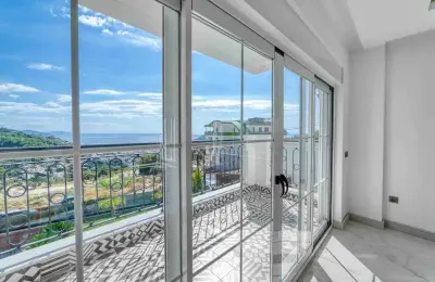 Sovereign 5+1 Triplex Eco-Luxury Mansion in Alanya Tepe with Panoramic Sea & Castle Views
