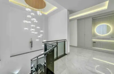 Sovereign 5+1 Triplex Eco-Luxury Mansion in Alanya Tepe with Panoramic Sea & Castle Views