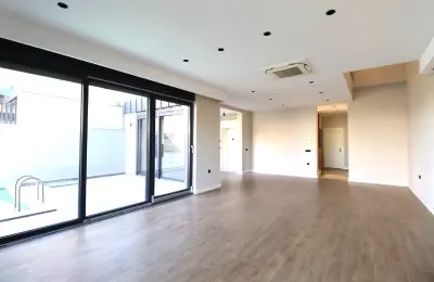 Modern 3-Bedroom Twin Villa in Antalya Döşemealtı with Private Pool & Landscaped Garden