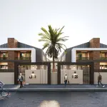 Modern 3-Bedroom Twin Villa in Antalya Döşemealtı with Private Pool & Landscaped Garden