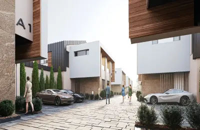 Modern 3-Bedroom Twin Villa in Antalya Döşemealtı with Private Pool & Landscaped Garden
