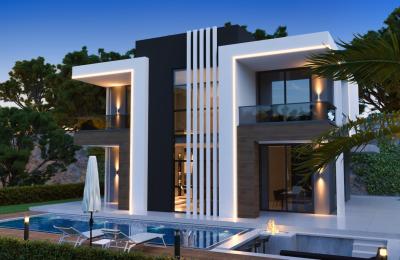 Fully Detached 4+1 VIP Villas with Private Elevator & SPA in Kargicak, Alanya