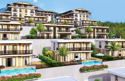 Exclusive Luxury Complex in Kargıcak: Villas, Duplexes, and Full SPA Facilities