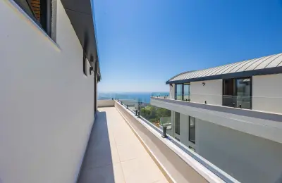 Sea View 3+1 Luxury Duplex Apartments for Sale in Alanya Bektas