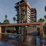Sea View Luxury Apartments for Sale in Antalya Konyaalti Arapsuyu 150m to Beach
