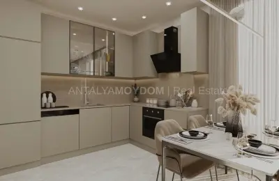 Sea View Luxury Apartments for Sale near Cleopatra Beach Alanya 580m to Sea
