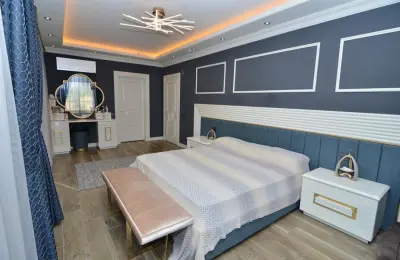 5+1 VIP Sea View Villa on 3,000 sqm Plot near Alanya Marina