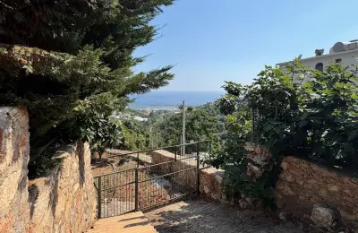 5+1 VIP Sea View Villa on 3,000 sqm Plot near Alanya Marina