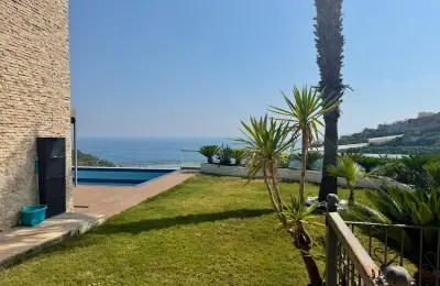 5+1 VIP Sea View Villa on 3,000 sqm Plot near Alanya Marina