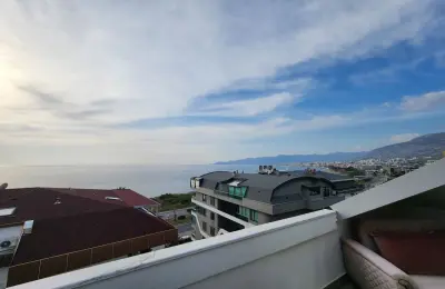 Seafront 4+1 Luxury Apartment for Sale in Kargicak, Alanya | Panoramic Mediterranean Views