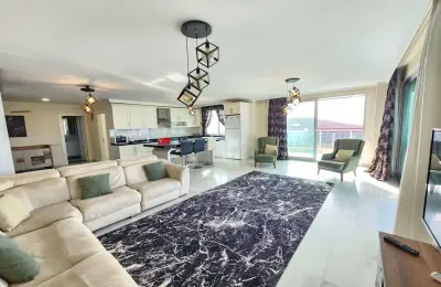 Seafront 4+1 Luxury Apartment for Sale in Kargicak, Alanya | Panoramic Mediterranean Views
