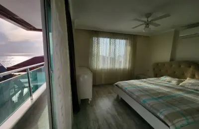 Seafront 4+1 Luxury Apartment for Sale in Kargicak, Alanya | Panoramic Mediterranean Views