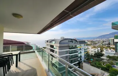 Seafront 4+1 Luxury Apartment for Sale in Kargicak, Alanya | Panoramic Mediterranean Views