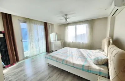Seafront 4+1 Luxury Apartment for Sale in Kargicak, Alanya | Panoramic Mediterranean Views