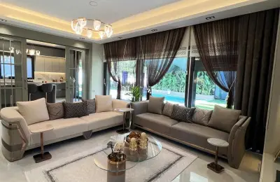 Ultra-Luxury 383m² 6+1 Detached Smart Villas with Private Garage in Muratpasa