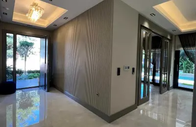 Ultra-Luxury 383m² 6+1 Detached Smart Villas with Private Garage in Muratpasa