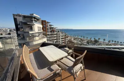 Sunis Blue Residence'ta Denize 20m, Tam Deniz Manzaralı 3+1 Ayrı Mutfaklı VIP Daire