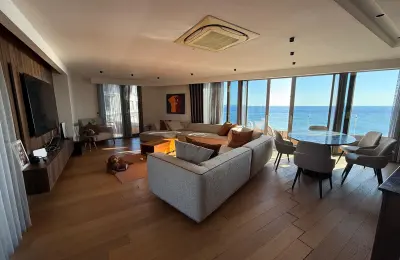 Sunis Blue Residence'ta Denize 20m, Tam Deniz Manzaralı 3+1 Ayrı Mutfaklı VIP Daire