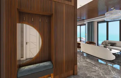 Panoramic 8+1 Triplex Luxury Villa for Sale in Tepe Bektas Alanya