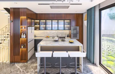 Panoramic 8+1 Triplex Luxury Villa for Sale in Tepe Bektas Alanya