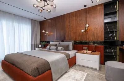 Panoramic 8+1 Triplex Luxury Villa for Sale in Tepe Bektas Alanya