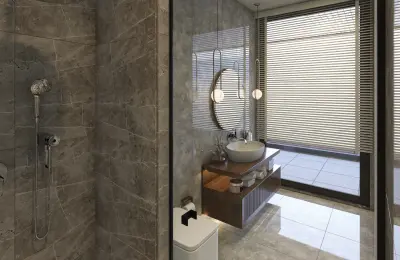 Panoramic 8+1 Triplex Luxury Villa for Sale in Tepe Bektas Alanya