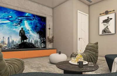 Panoramic 8+1 Triplex Luxury Villa for Sale in Tepe Bektas Alanya