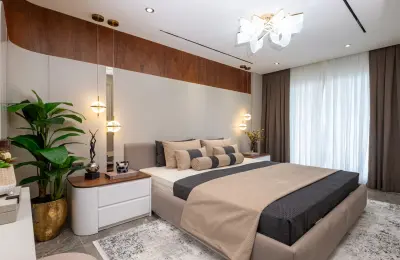 Panoramic 8+1 Triplex Luxury Villa for Sale in Tepe Bektas Alanya