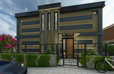 Panoramic 8+1 Triplex Luxury Villa for Sale in Tepe Bektas Alanya