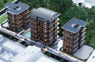 Ultra-Luxury Smart Residence Apartment for Sale in Lara, Antalya | Solar-Powered Complex