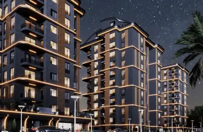 Ultra-Luxury Smart Residence Apartment for Sale in Lara, Antalya | Solar-Powered Complex