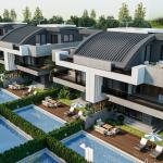 Умная VIP-вилла 4+1 с личным бассейном и лифтом в Белеке: VERIDIAN VILLAS (Рассрочка)