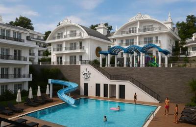 Luxury Villa & Apartment Project in Türkler, Alanya: 600m to the Sea and Full SPA